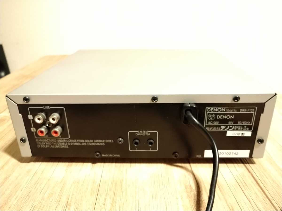 DENON カセットデッキ DRR-F102 デノン⁄デンオン DRA-F102の仕様 Denon