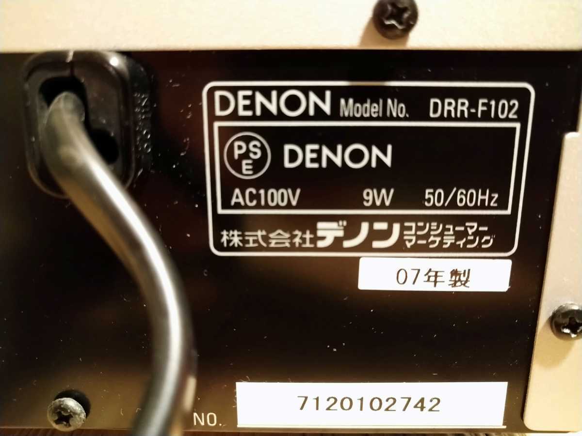 DENON カセットデッキ DRR-F102 デノン⁄デンオン DRA-F102の仕様 Denon