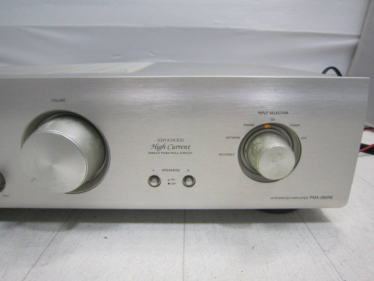 【ジャンク扱い】DENON PMA-390RE シルバー 2014年製 ジャンク扱い】DENON PMA-390RE シルバー 2014年製 Denon プリメイン