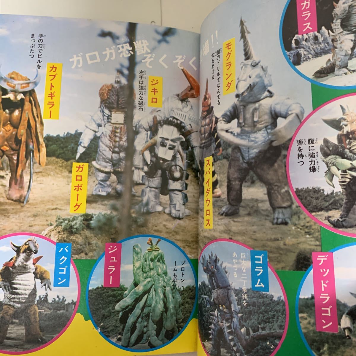 流星人間ゾーン図鑑 初版 函 秋田書店 冒険王 東宝 ゴジラ