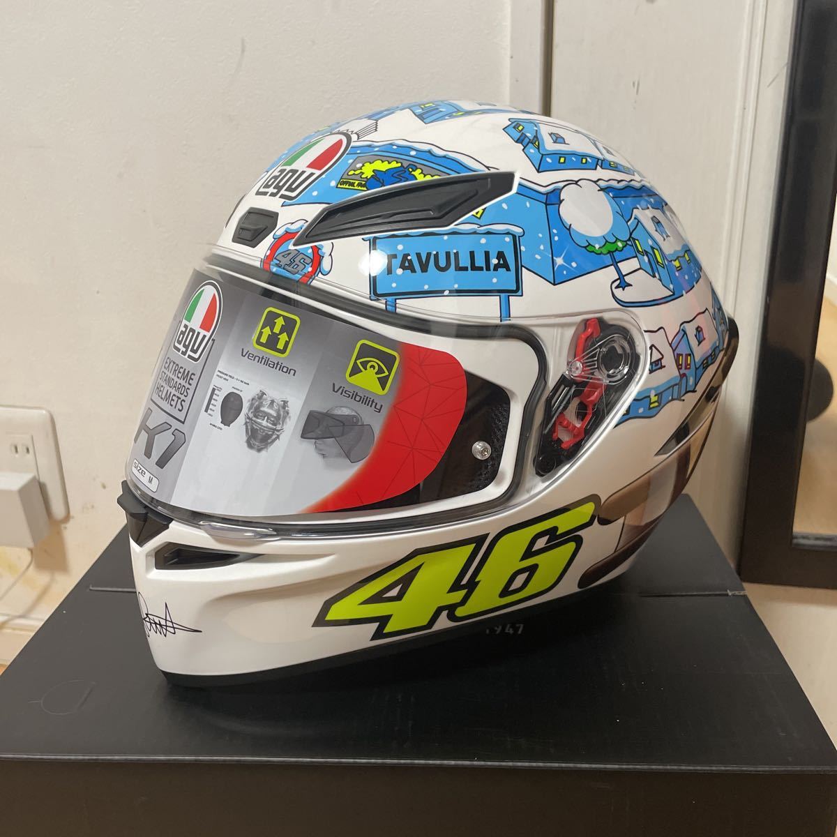 AGV agv k1 フルフェイス ロッシ ウィンター テスト 2017 Mサイズ 新品 