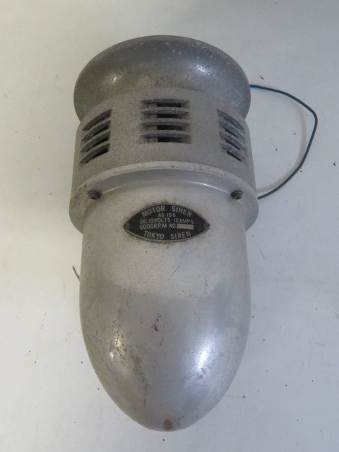 yo9435-1 527 TOKYO SIREN MOTOR SIREN AS150 12V モーターサイレン 751130 消防 警察 緊急 防災 本体 現状品 レトロ