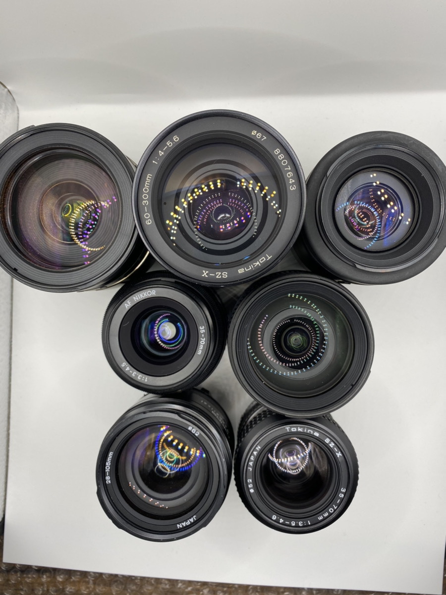 1円スタート Nikon F Mount Lens Set ニコン Fマウント用 レンズ 7本 