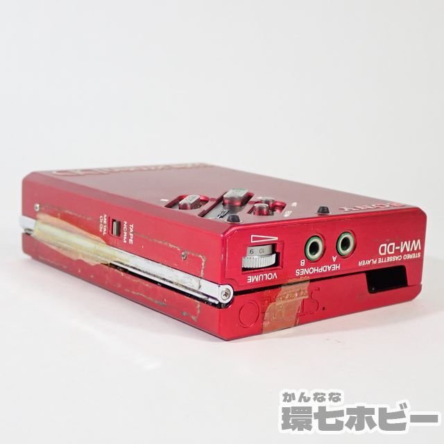 2UX49 ソニー SONY WM-DD ウォークマン 赤 レッド ケース付き 通電NG
