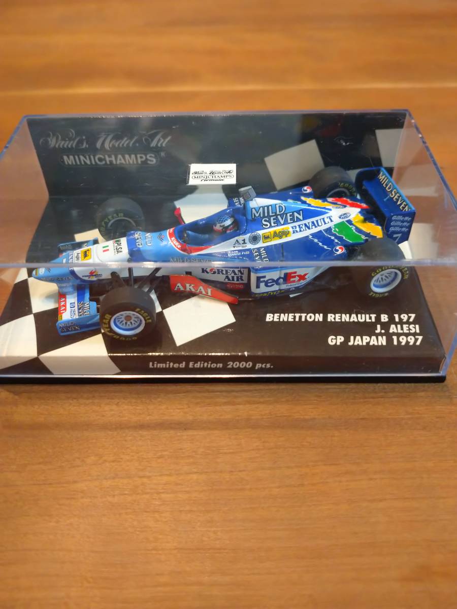 MILD SEVEN仕様1⁄43 ミニチャンプス MINICHAMPS BENETTON RENAULT B197