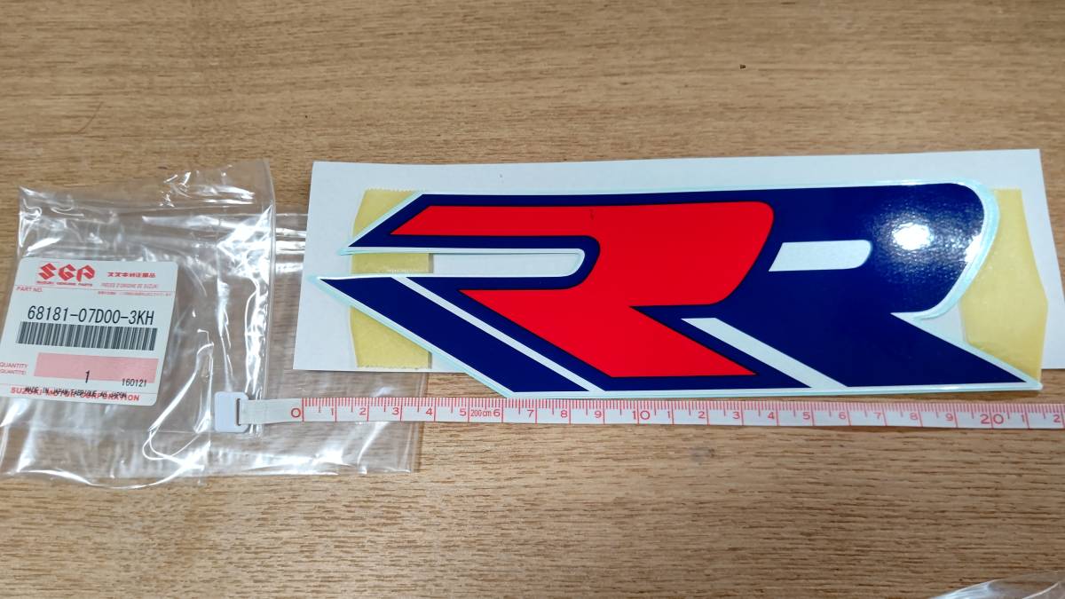 スズキGSX-R750RK用純正ステッカー8枚 貴重品！新品未使用！消費税