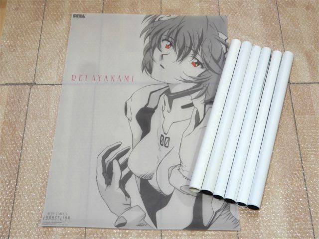 まとめ売り! 新世紀エヴァンゲリオン 綾波レイ/ 式波・アスカ・ラングレー 他 B2 ポスター 7枚 【3131ko】