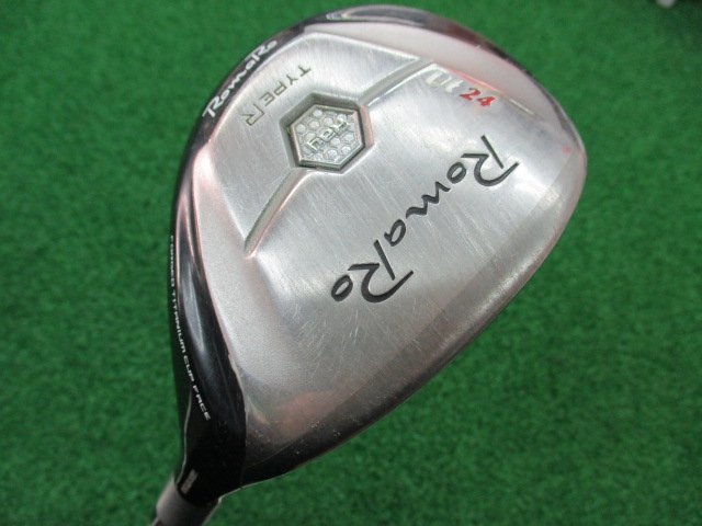 （中古）ロマロ　RomaRo Ray TYPE R　UT　24°　チタンカップフェース　MCH 60-R　ヘッドカバー無し（今店）