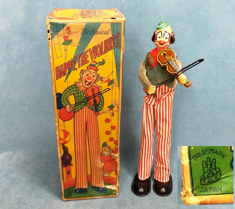 戦前☆倉持商店☆アクロバットブランコ☆セルロイド&ブリキ☆ゼンマイ