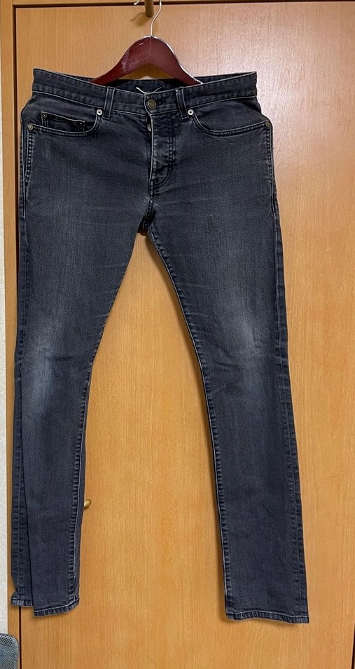 SAINT LAURENT PARIS サンローランパリ ブラックデニム 30 2020年に正規店購入 ( デニムパンツ ジーンズ ジーパン ）