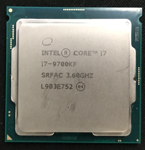 Intel Core i7-9700KF CPU 動作確認済 Intel CPU Core Yahoo 訳あり⁄#345