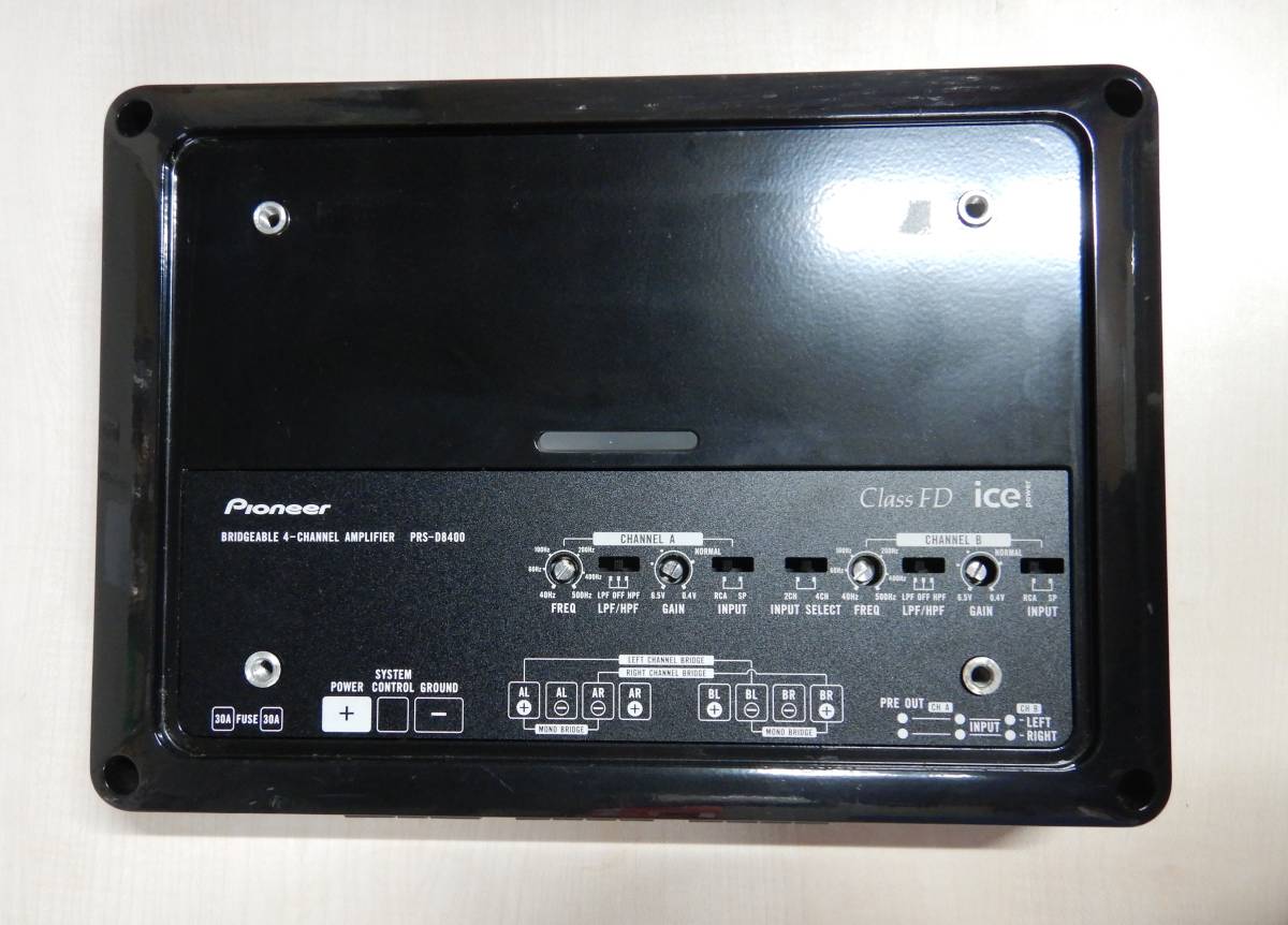 carrozzeria PRS-D8400 4chパワーアンプ 【公式通販】