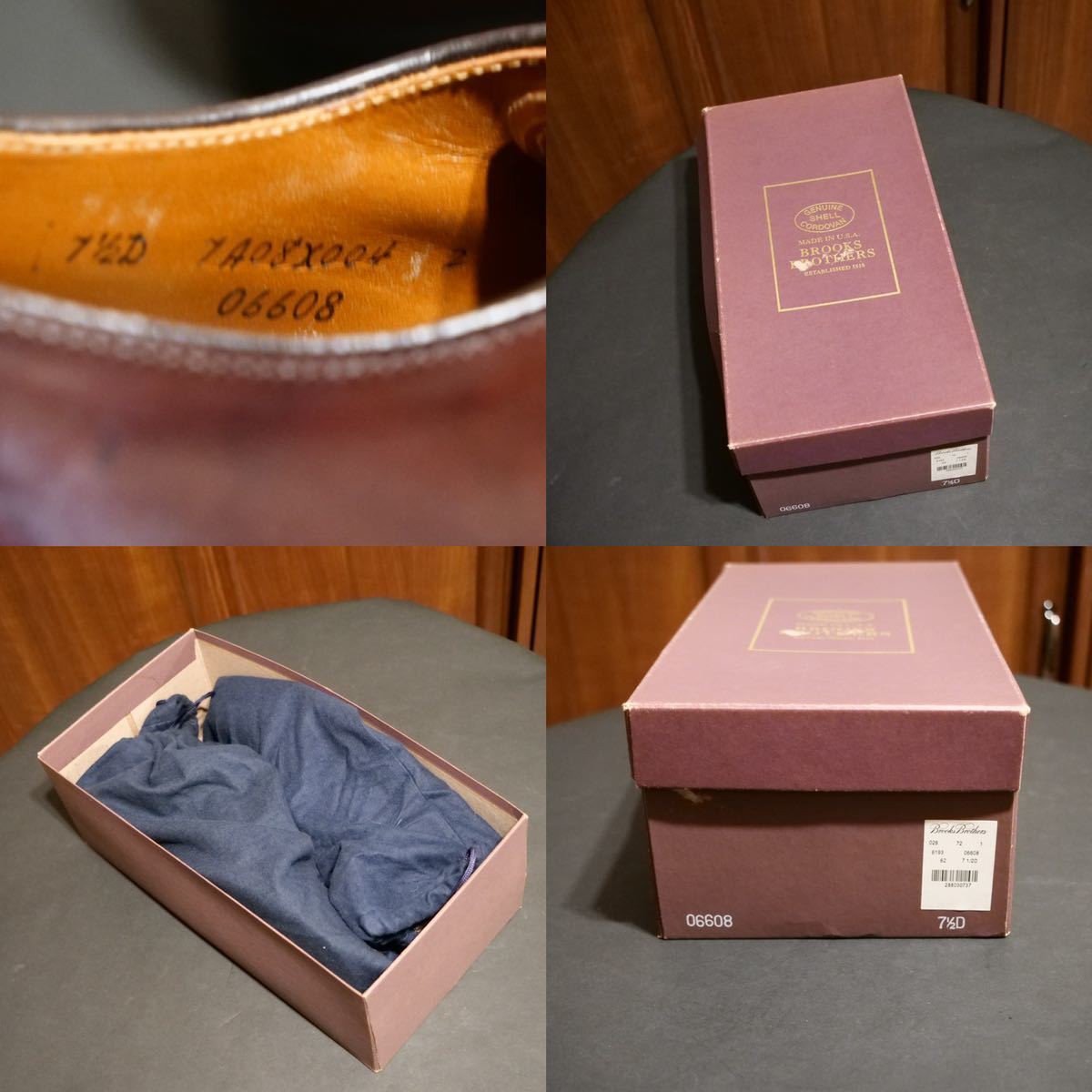 U.S.A製》未使用 ALDEN オールデン Brooks Brothers ブルックス