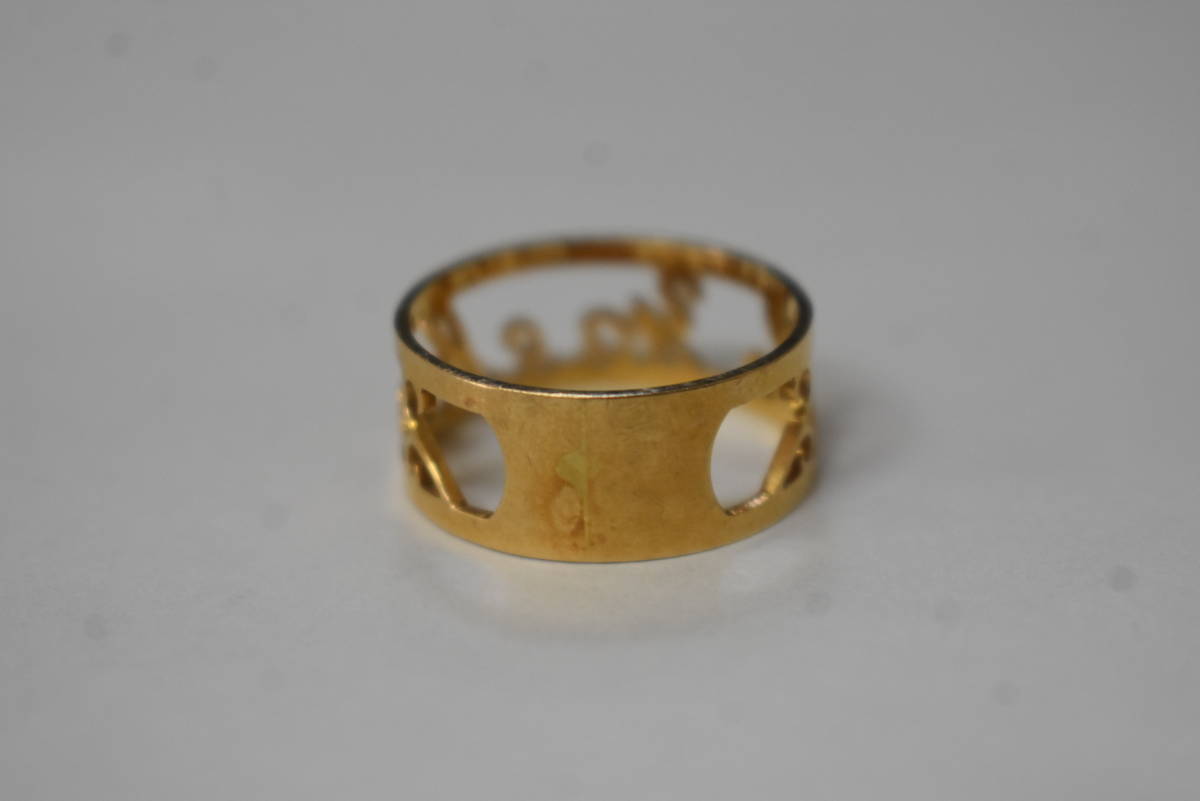 うぶ品 K18刻印 リング 18金 指輪 3．9g 【公式通販】