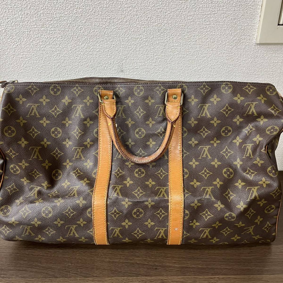 Louis Vuitton モノグラム ハンドバッグ 1円スタート＊LOUIS VUITTON ルイヴィトン モノグラム キーポル50