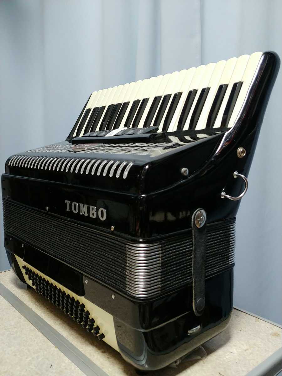TOMBO T80B アコーディオン 37鍵盤/80ベース MML音色切替6 鍵盤楽器