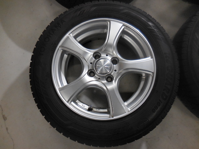 ヨコハマ アイスガードIG60 4本セット 14-5.5J 4H/100 ET42 165/70R14 
