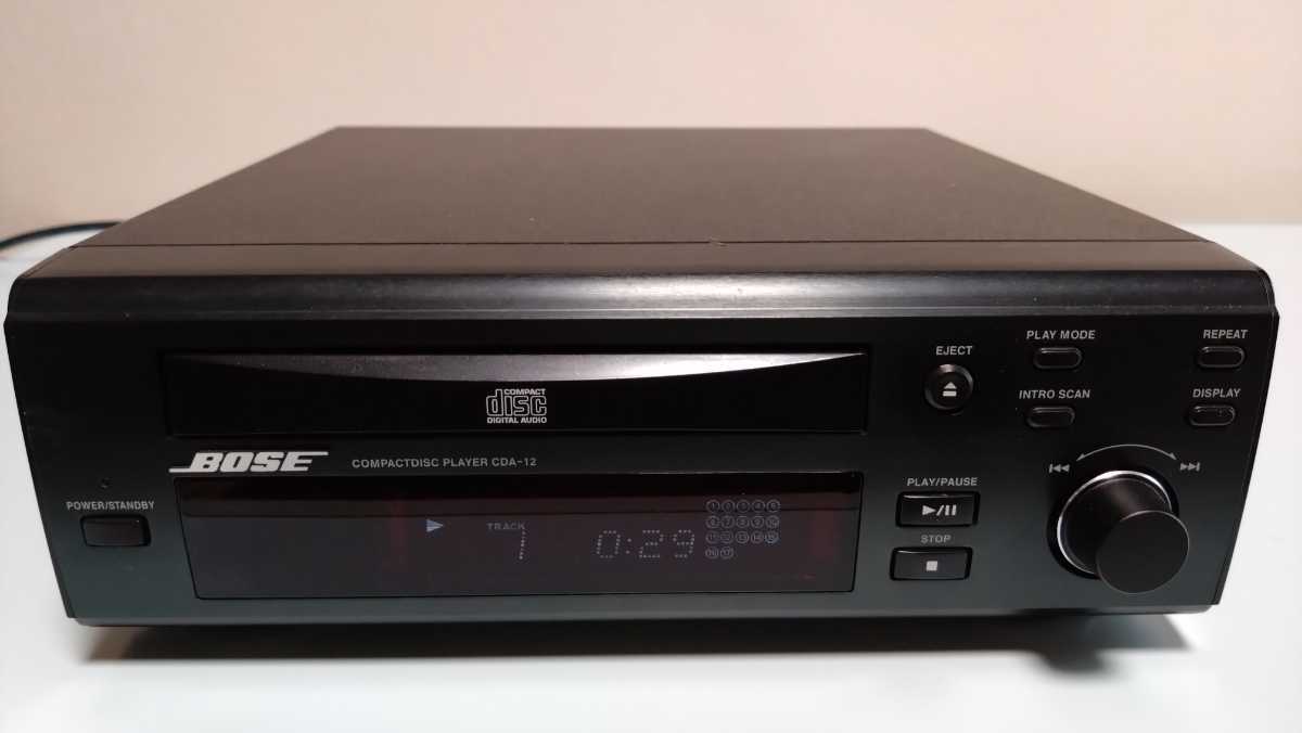 ＢＯＳＥ　ＣＤプレーヤー　ＣＤＡ－１２ 作動良好　最短翌日配達 世界の名機 BOSE】CDプレイヤーCDA-12 （動作良好品）③ CDA-12 CD
