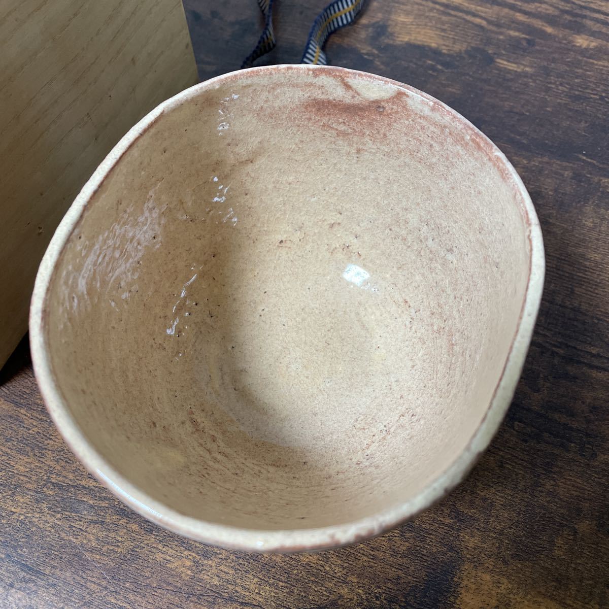 萩焼　大野瑞峰　茶碗　茶道具 萩焼 共箱 大野瑞峰