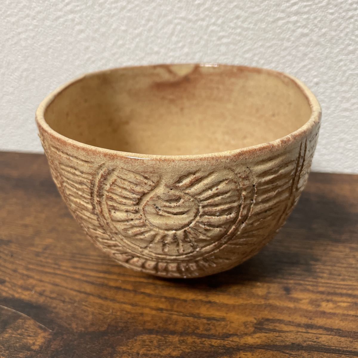 萩焼　大野瑞峰　茶碗　茶道具 萩焼 共箱 大野瑞峰
