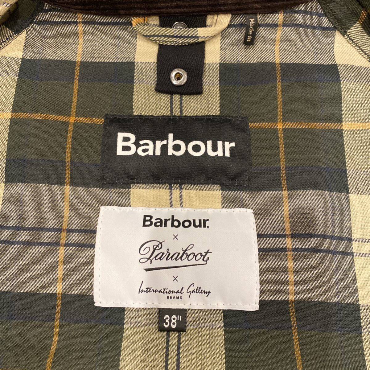Barbour Paraboot Beams トリプルコラボ バブアー パラブーツ ビームス  