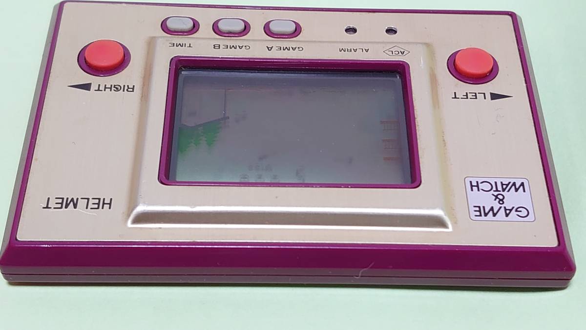 昭和レトロ任天堂ゲームウオッチヘルメット 1981年 任天堂 game watch