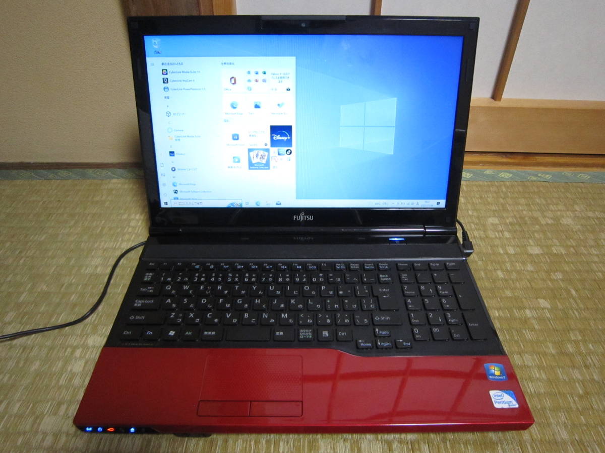 Windows 10 Home済 LIFEBOOK AH42/H B960 2.2GHz/4GB/320G HDMI HD液晶 無線LAN