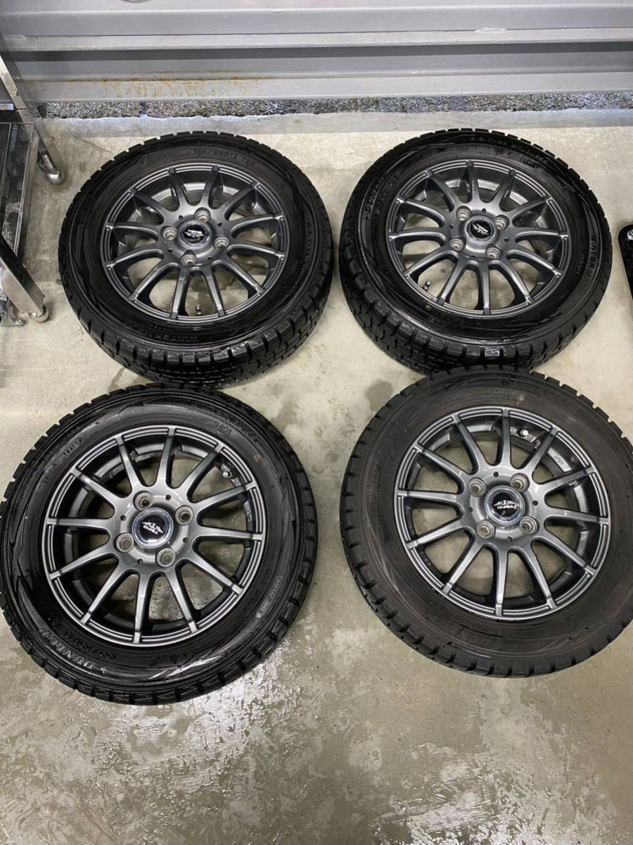 155/65R13 19年製バリ山！ WINTER MAX 4本セット ダンロップ 155⁄65R13