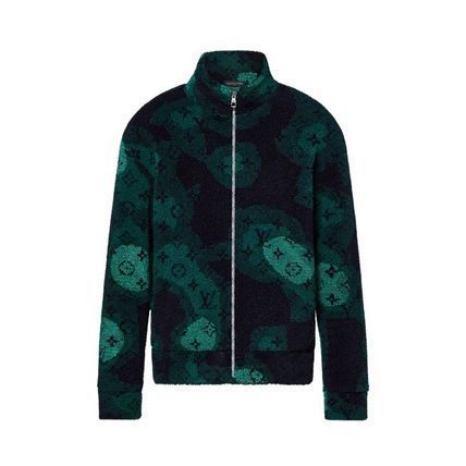 購入レシート付き 国内正規 ● Louis Vuitton 22AW モノグラム カモ フリース ブルゾン ジャケット 1AATYW ルイヴィトン XXL