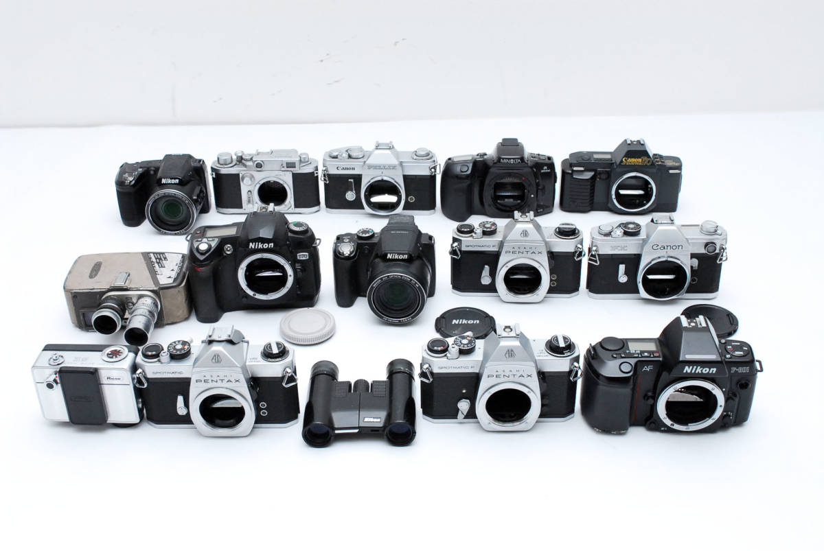 【一部動作確認】フィルムカメラ まとめ売り 5点 オリンパス/コニカ/ヤシカ 全国無料 フィルムカメラ まとめ
