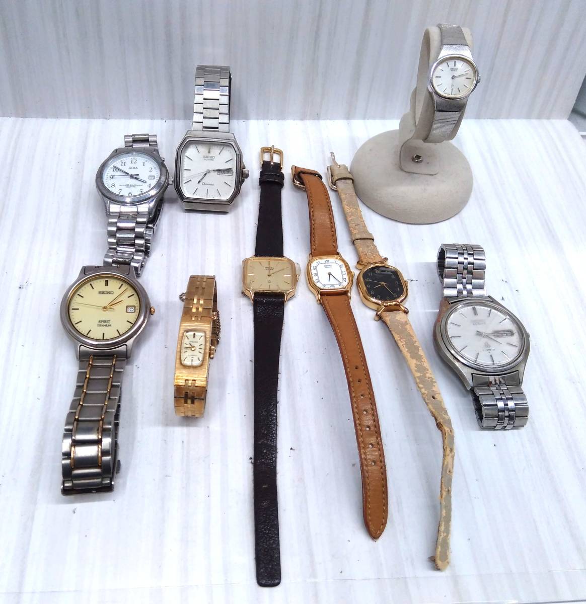 ジャンク SEIKO セイコー SPIRIT・ALBA・Chronosなど クォーツ 腕時計 