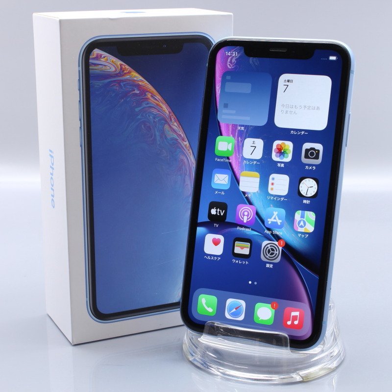 Apple iPhone XR 64GB Blue - 64GB, AT&amp;T XR, Unlocked US A2106 com: Version, iPhoneXR 青