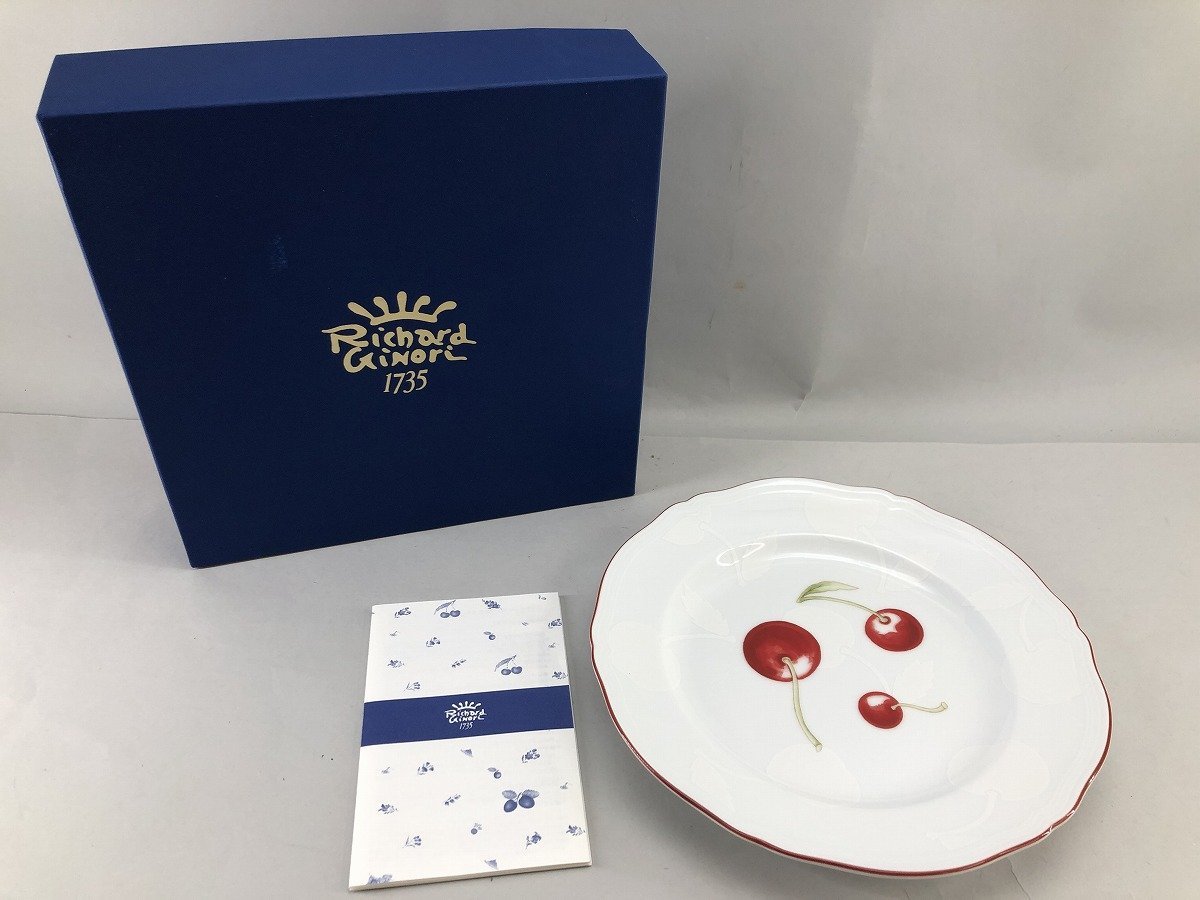 陶器 Richard Ginori リチャードジノリ アンティコチェリー プレート