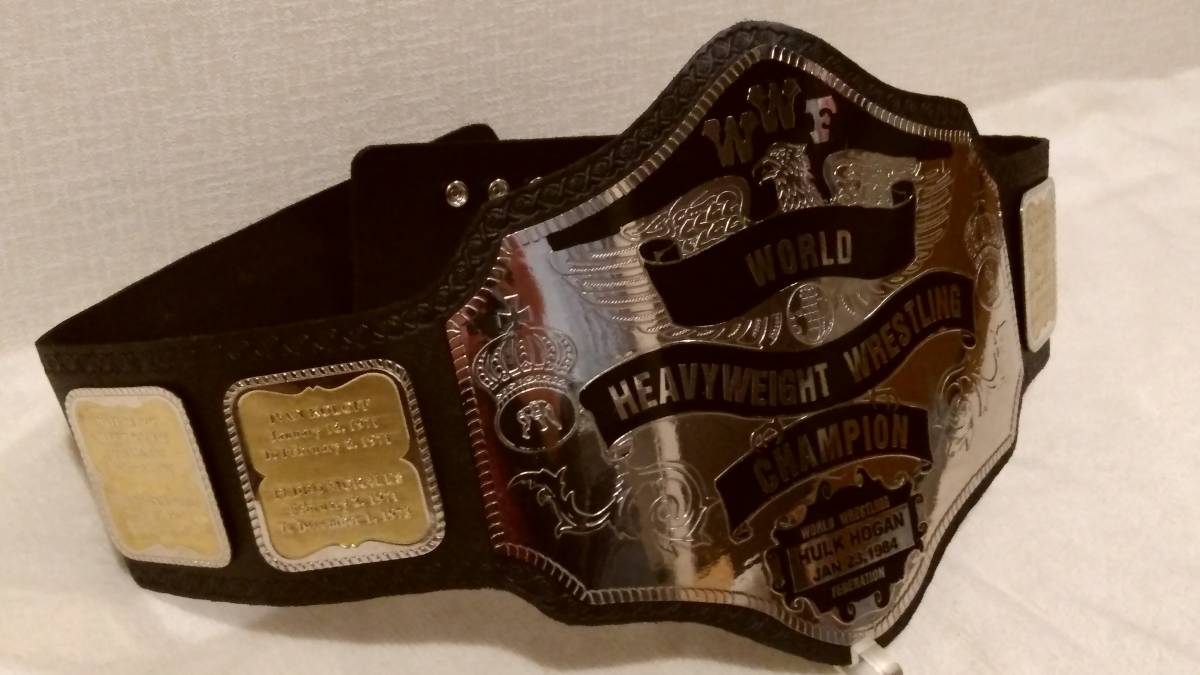 WWF世界ヘビー級ベルト ホーガン 84年度モデル（黒文字）ハルク