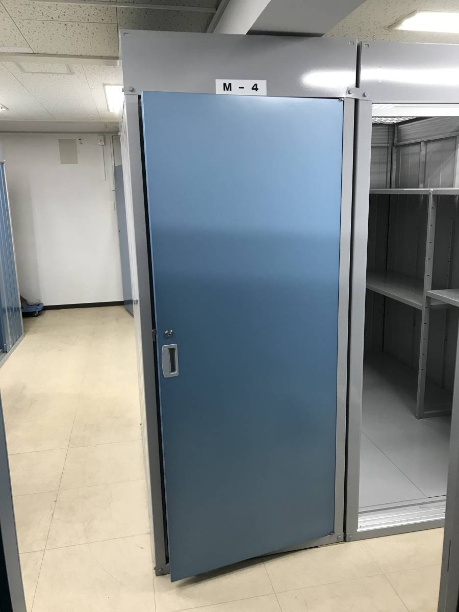 ID2289: イナバ 物置 ネクスタ M-4 高さ 2030×奥行 1380× 幅 820 mm INABA 2枚扉 スチール 埼玉県戸田市