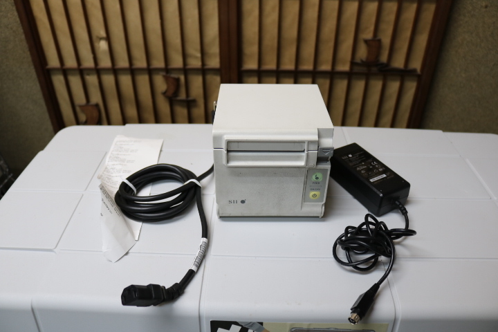 事務・店舗用品 SII レシートプリンター 電源アダプター付き