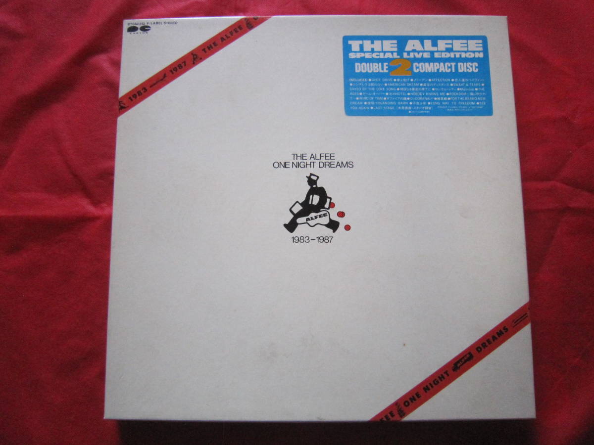 ■アルフィー（THE　ALFEE）/　ONE　NIGHT　DREAMS　1983-1987 SPECIAL LIVE EDITION　/　国内盤２CDBOX　コレクターズナンバー入り
