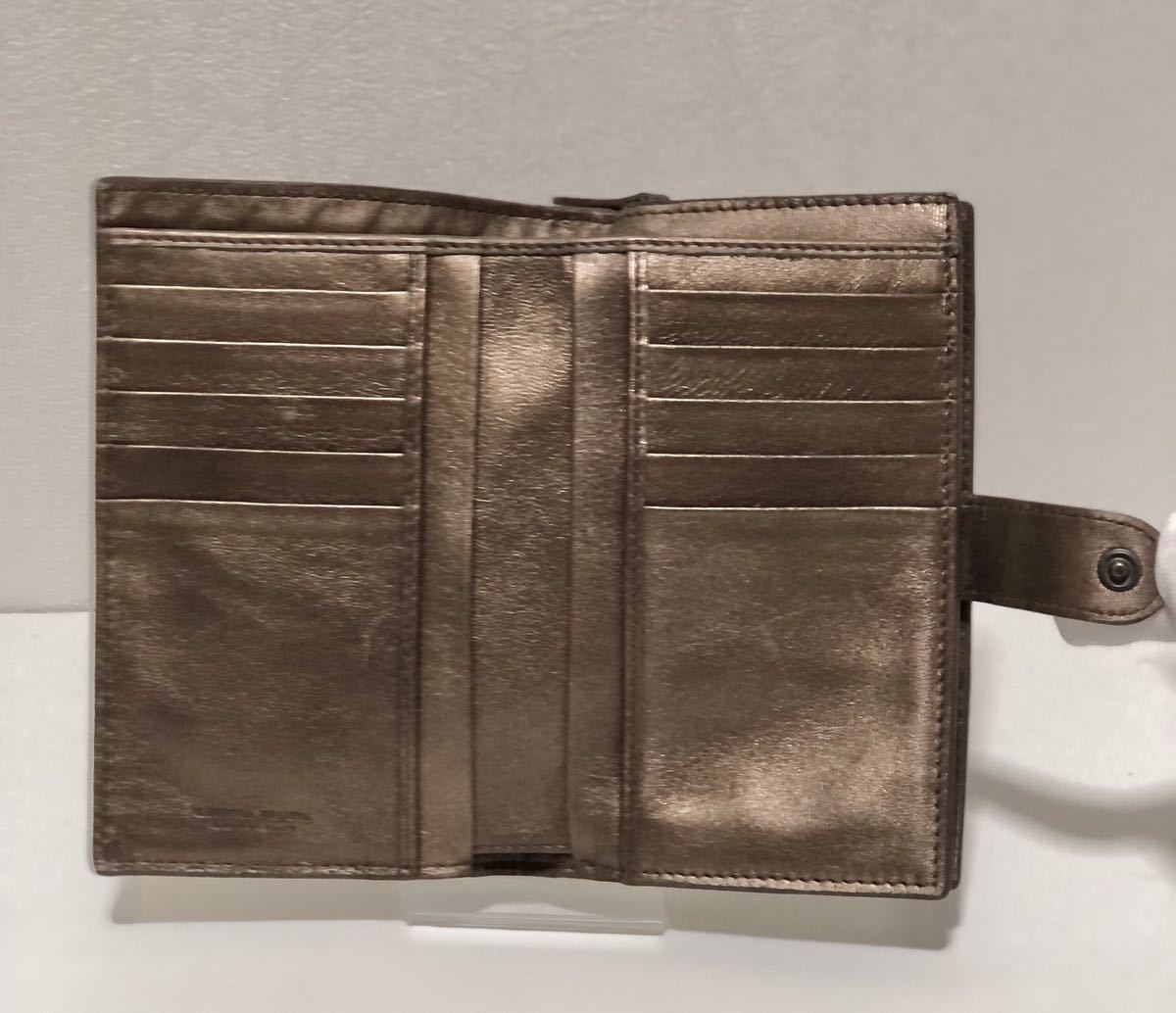 BOTTEGA VENETA ボッテガヴェネタ イントレチャート 二つ折り財布 