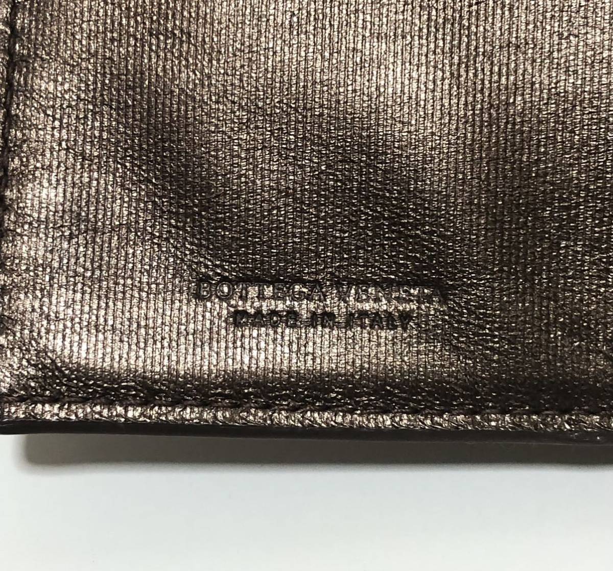 BOTTEGA VENETA ボッテガヴェネタ イントレチャート 二つ折り財布 
