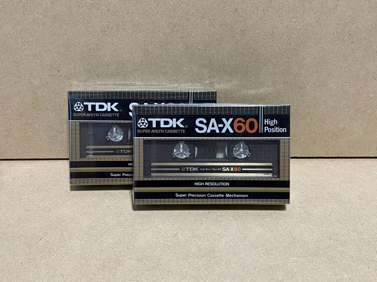 TDK ☆ SA-X 60 ☆ 2巻セット ☆ 未開封 TDK ☆ SA-X