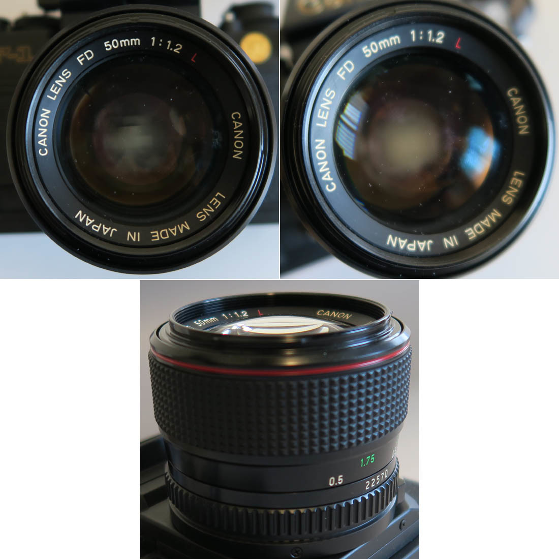 Canon NEW F-1 一眼レフカメラ FD50mm F1.2 L ジャンク Canon FD f/1.2