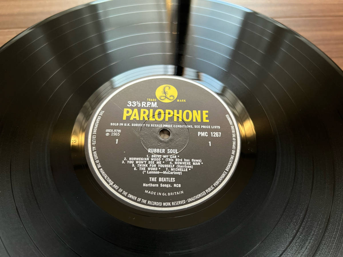 UK Mono マト4 極美品 ☆ Rubber Soul - Beatles / ラバーソウル 
