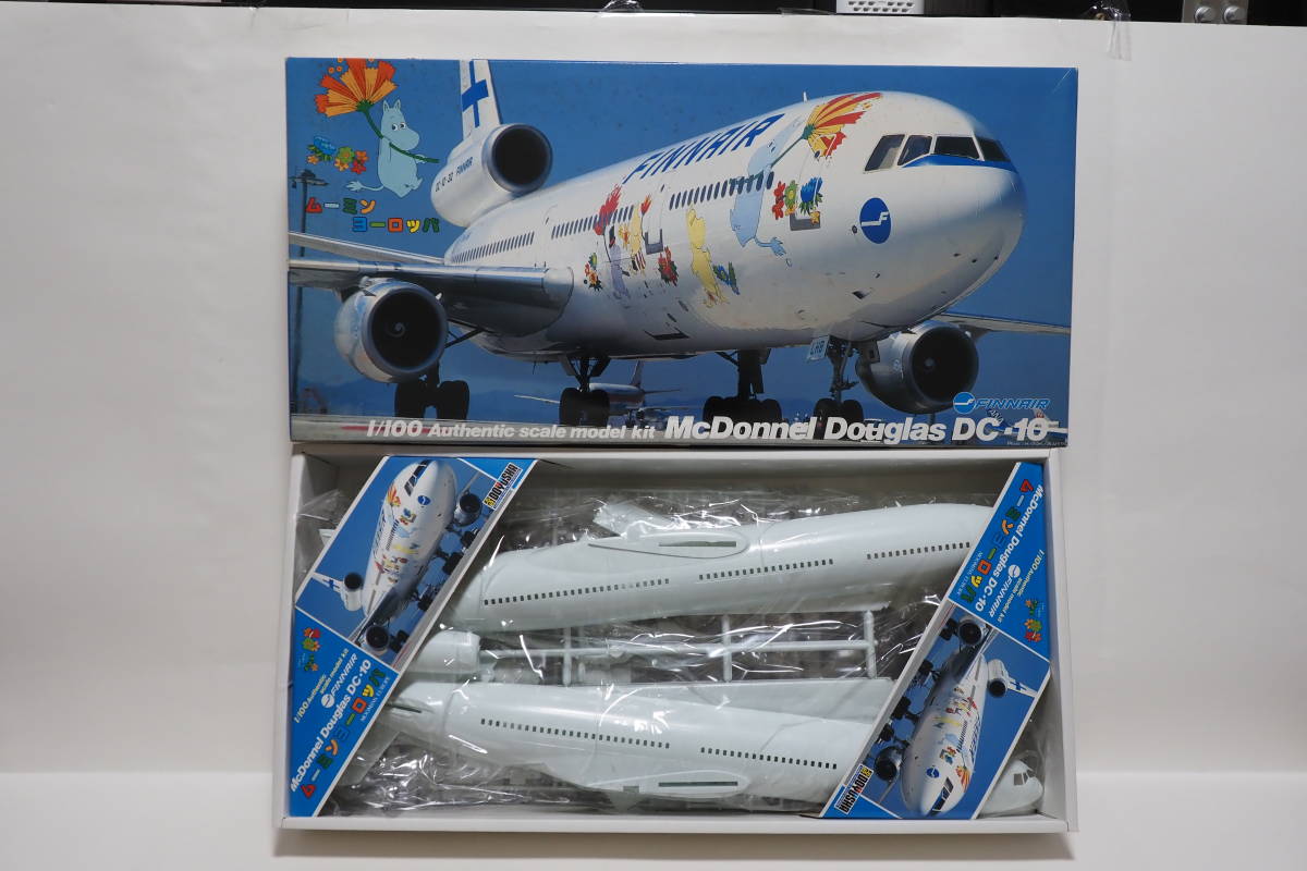 DC-10 1⁄100 ムーミン 童友社 ☆マクドネル・ダグラス ヨーロッパ DC
