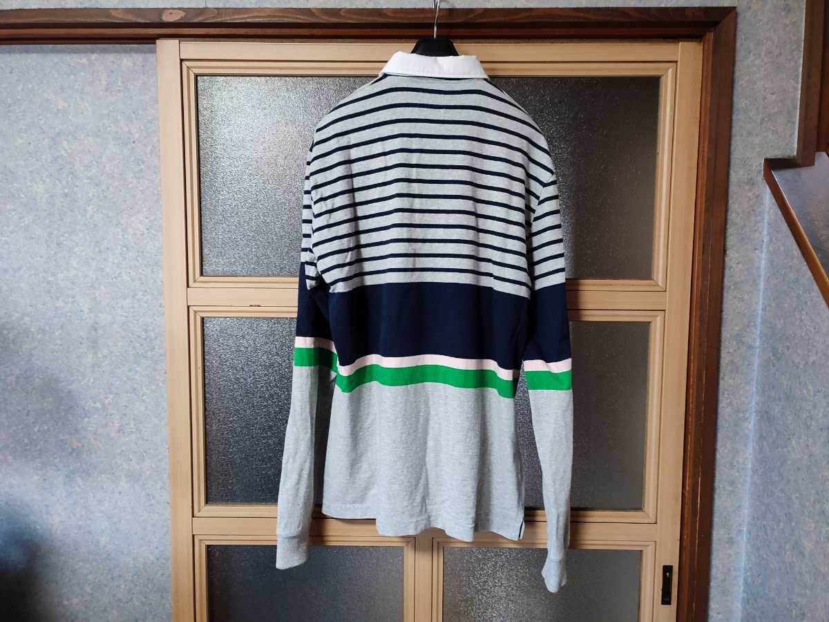NOAH カナダ製 ラガーシャツ ボーダー サイズL nyc ノア 長袖 【公式通販】