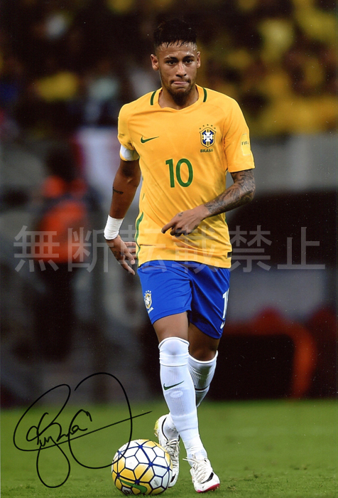 ネイマール ブラジル代表 証明書付き ホログラムナンバー直筆サイン