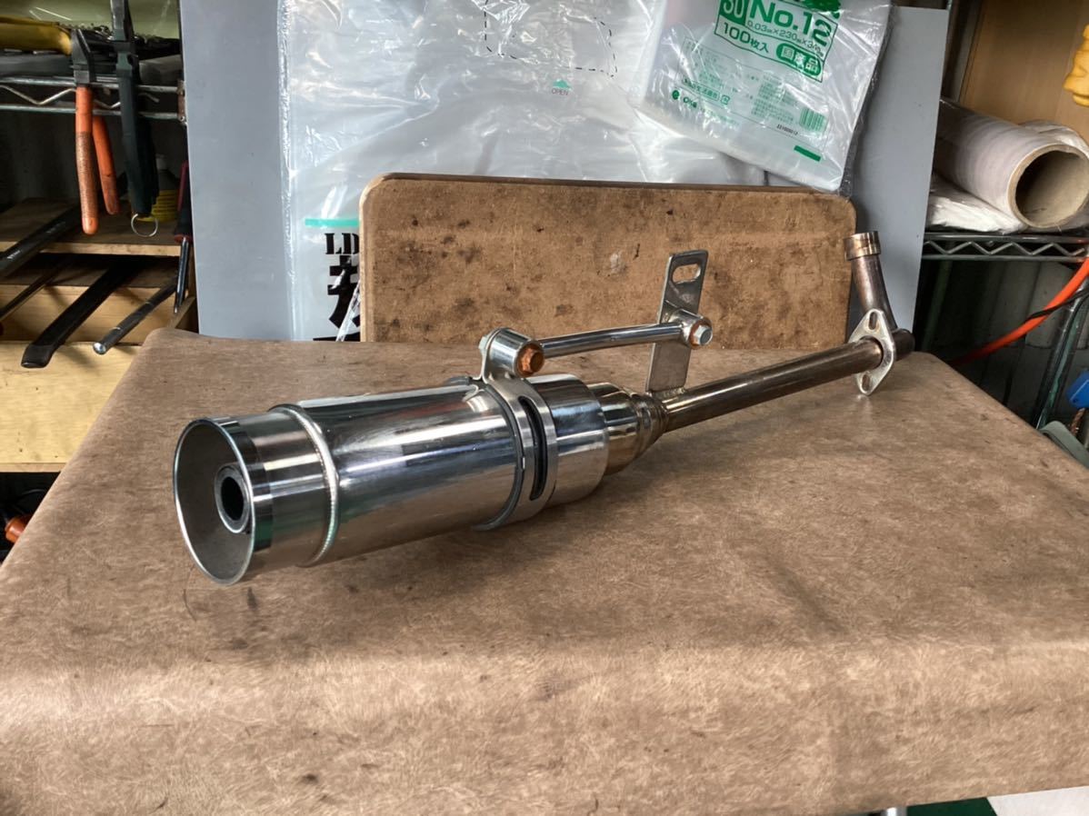 カブ70 C70 メーカー不明　ステンレス　社外マフラー　補修用