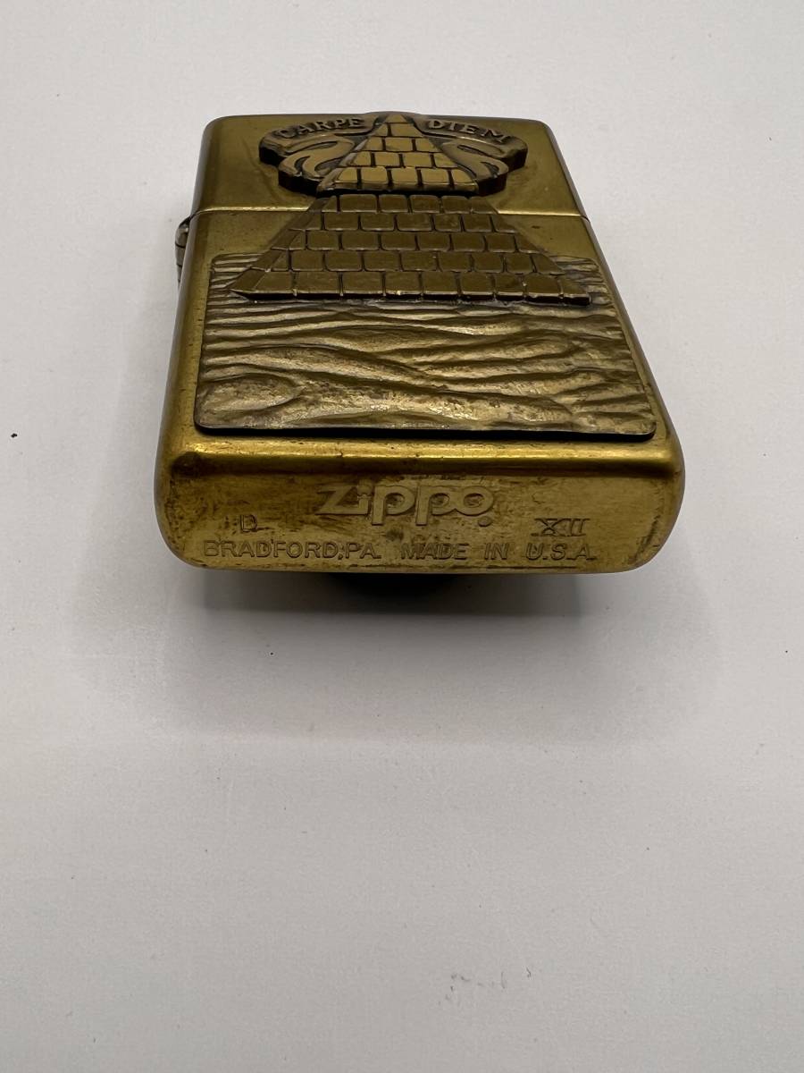 ZIPPO ジッポー 未使用　CARPE DIEM ピラミッド　フリーメイソン　元箱 DIEM ZIPPO フリーメイソン