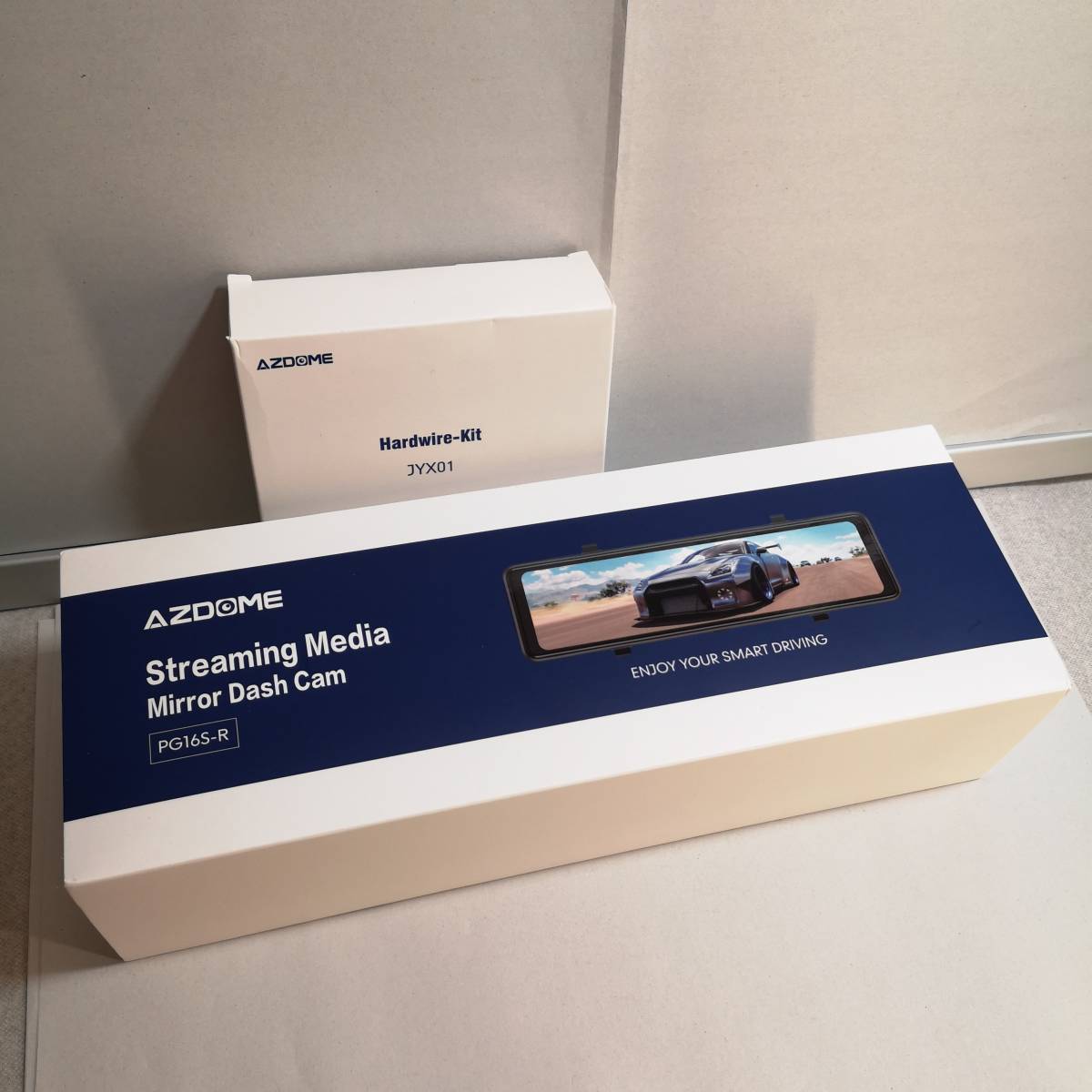 ◇ドライブレコーダー ミラー型 前後カメラ [2.5K 64GB SDカード付