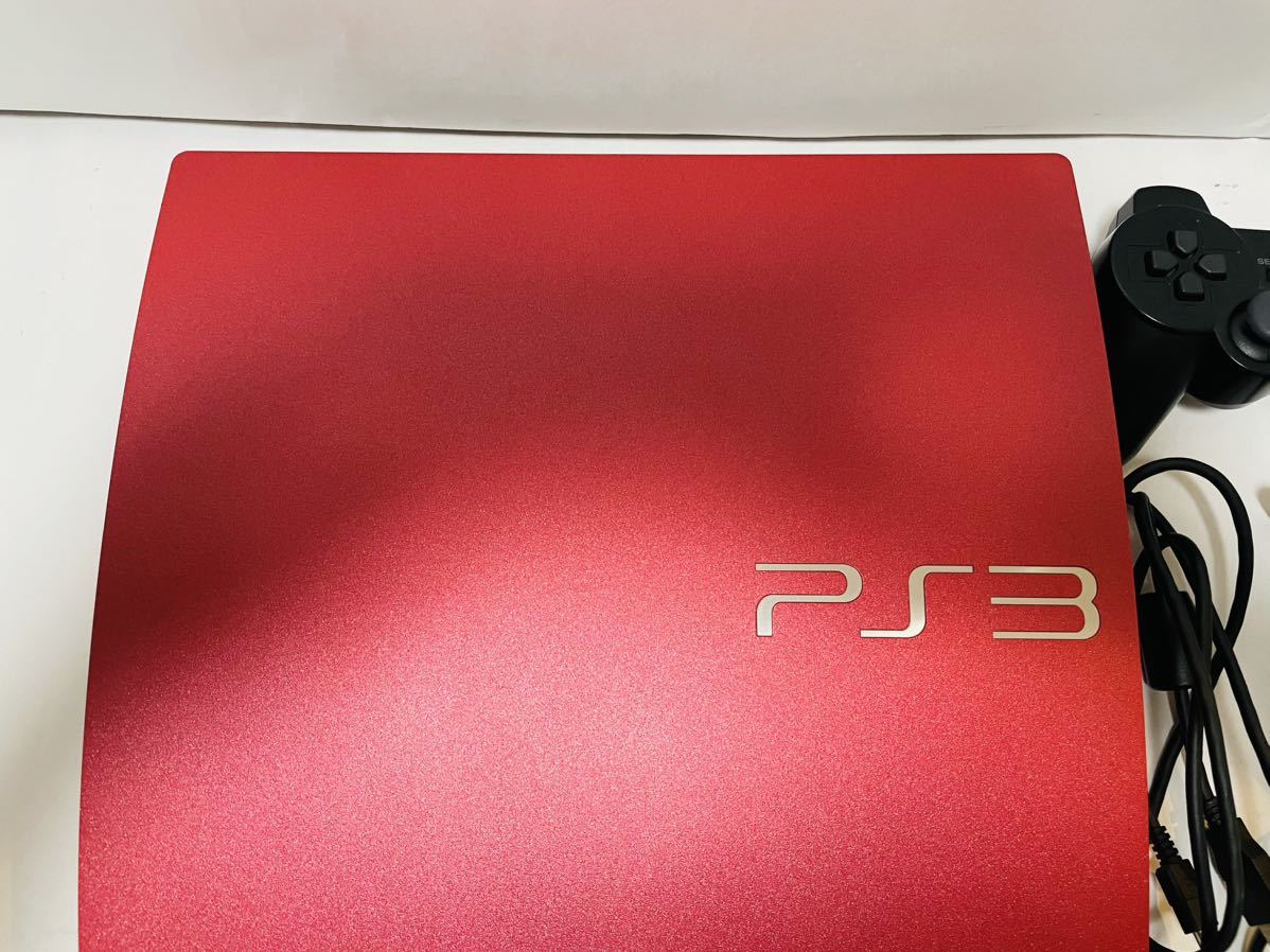美品動作確認済】SONY ソニーPS3本体プレイステーション3 レッド赤
