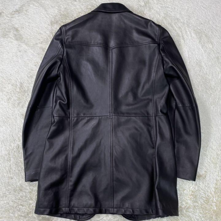 極美品】Brioni ブリオーニ レザージャケット テーラードジャケット 小 